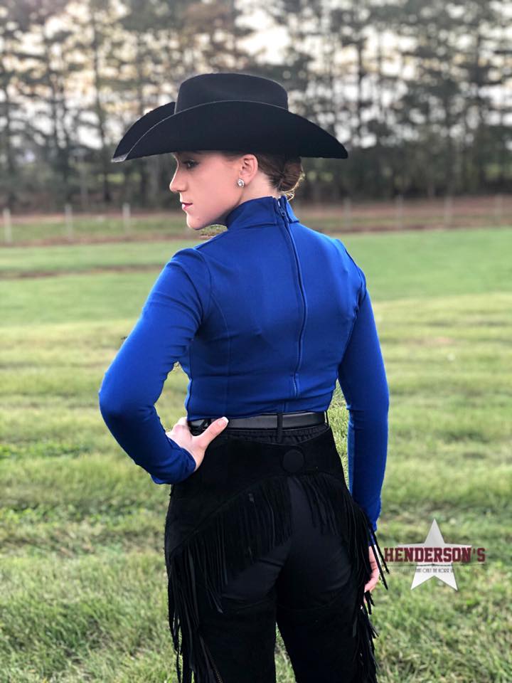DIY Horsemanship Shirt ~ Red & Royal Show Shirt Show String, LLC   