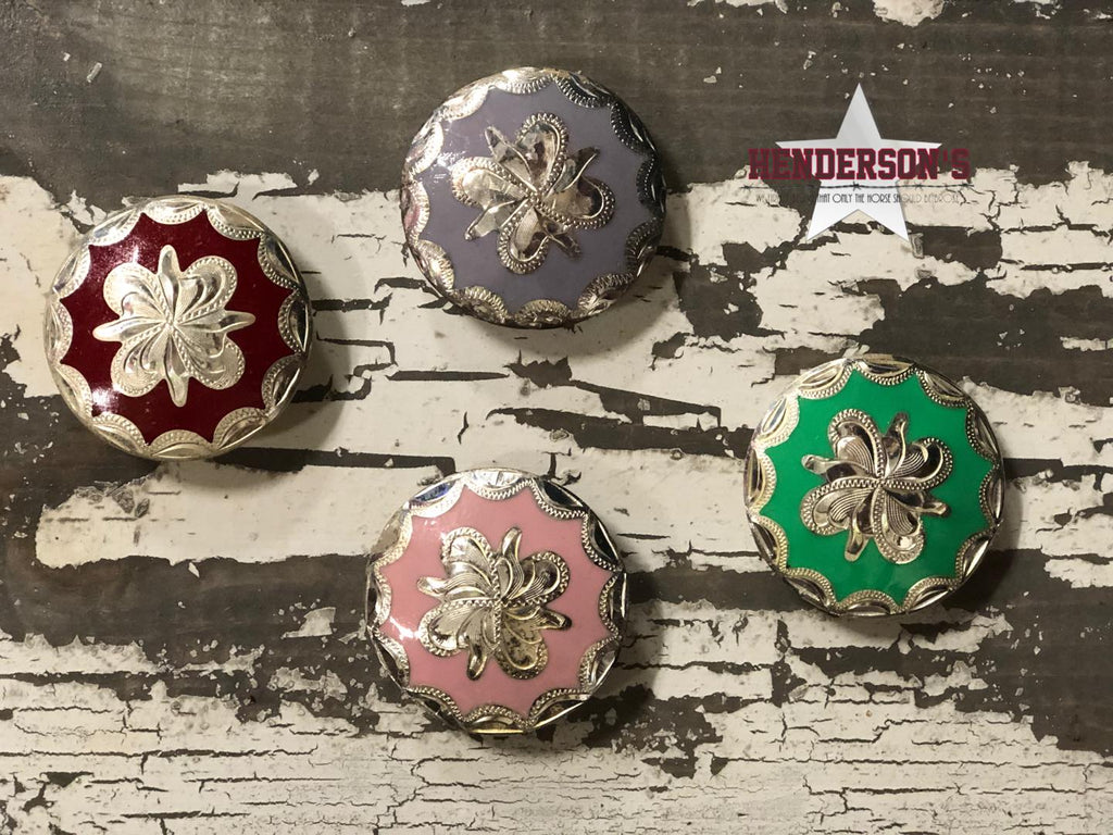 Floral Concho ~ 1 1/2" Conchos shiloh   