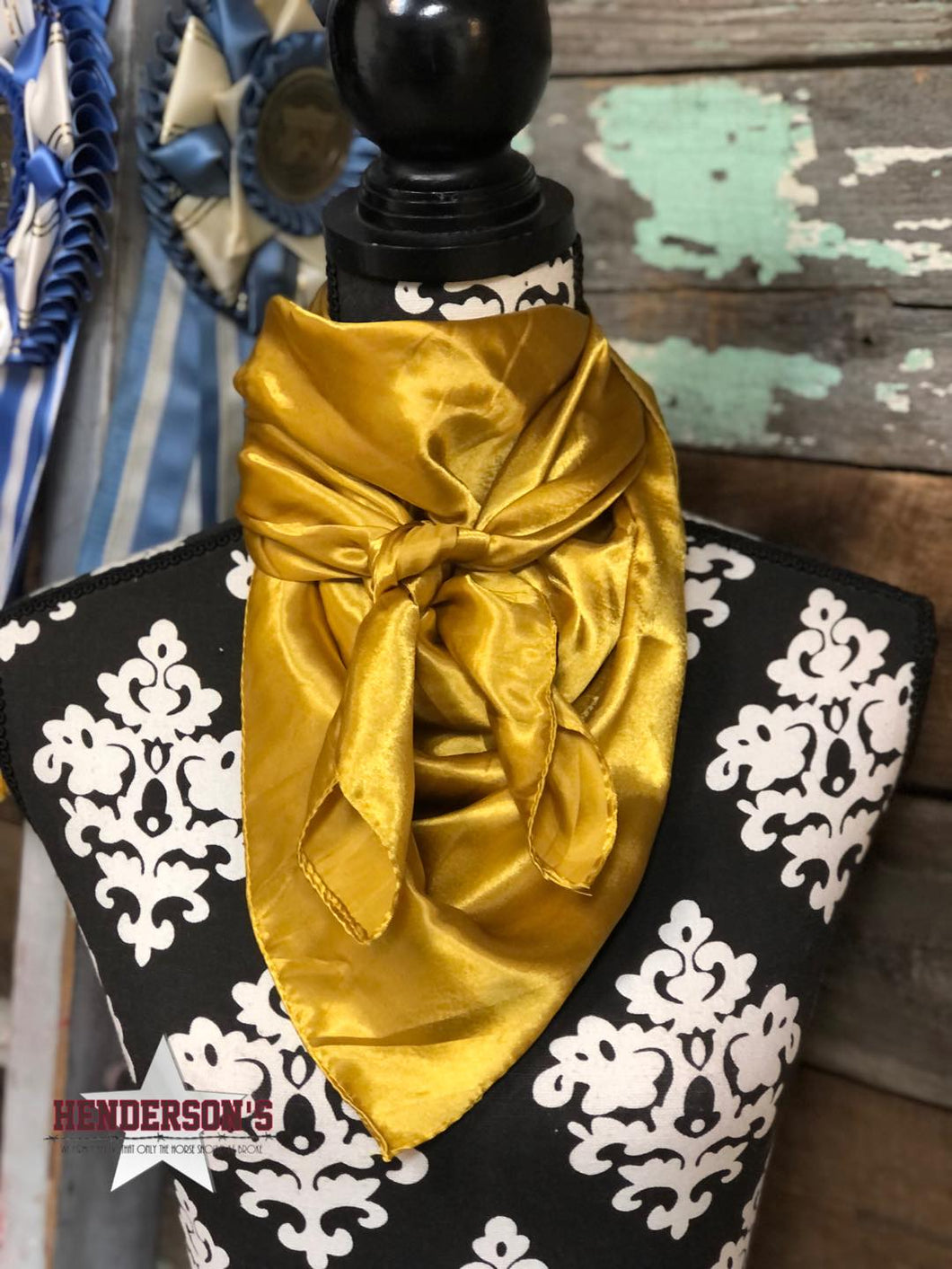 Rodeo Drive Wild Rags/Scarf ~ Gold scarfs Rodeo Drive   