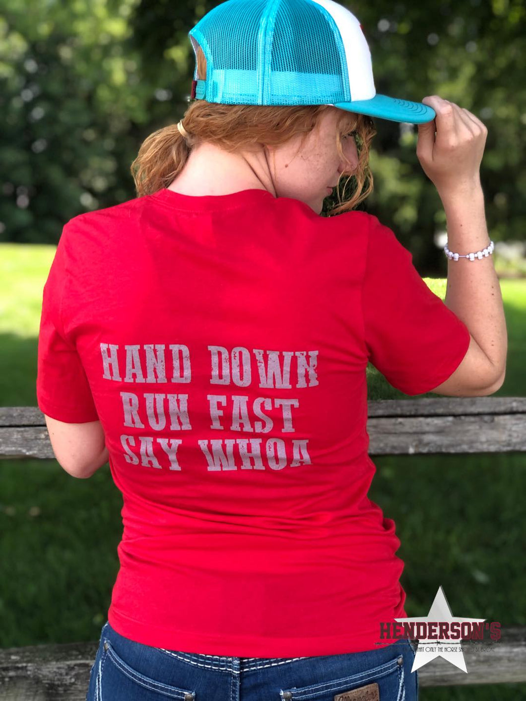 Hands Down Run Fast Men's shirt JB Henderson   