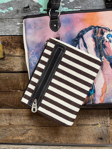 Load image into Gallery viewer, Montana West Horse Canvas Tote Bag with Clutch - Henderson&#39;s Western Store