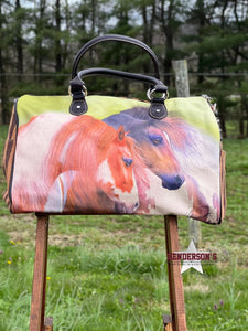 Load image into Gallery viewer, MW Horse Canvas Weekender - Henderson&#39;s Western Store