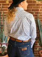 Rough Stock For Her ~ Blue Mini Aztec - Henderson's Western Store