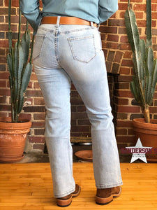 Load image into Gallery viewer, Junior High Rise Jeans by Rock &amp; Roll ~ Powder Blue - Henderson&#39;s Western Store