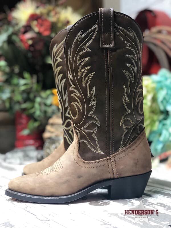 Ladies Tan Distressed Boot Women's Boots Dan Post   