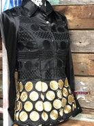 Gold Coin Show Vest Vest Cowgirl Junk Co.   