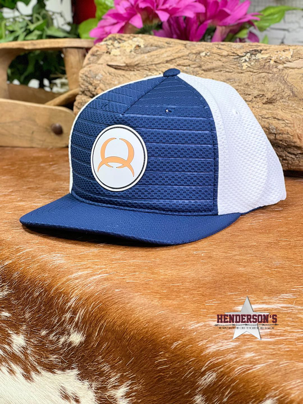 Cinch Flex Fit ~ Navy & White - Henderson's Western Store