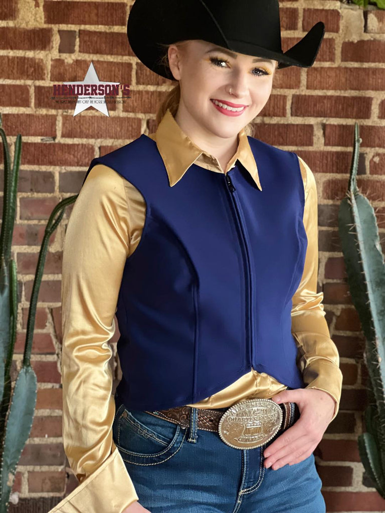 Ultimate DIY Buckle Crop ~ Navy - Henderson's Western Store