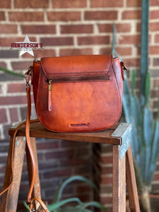 Load image into Gallery viewer, Hand Painted Leather Crossbody - Henderson&#39;s Western Store