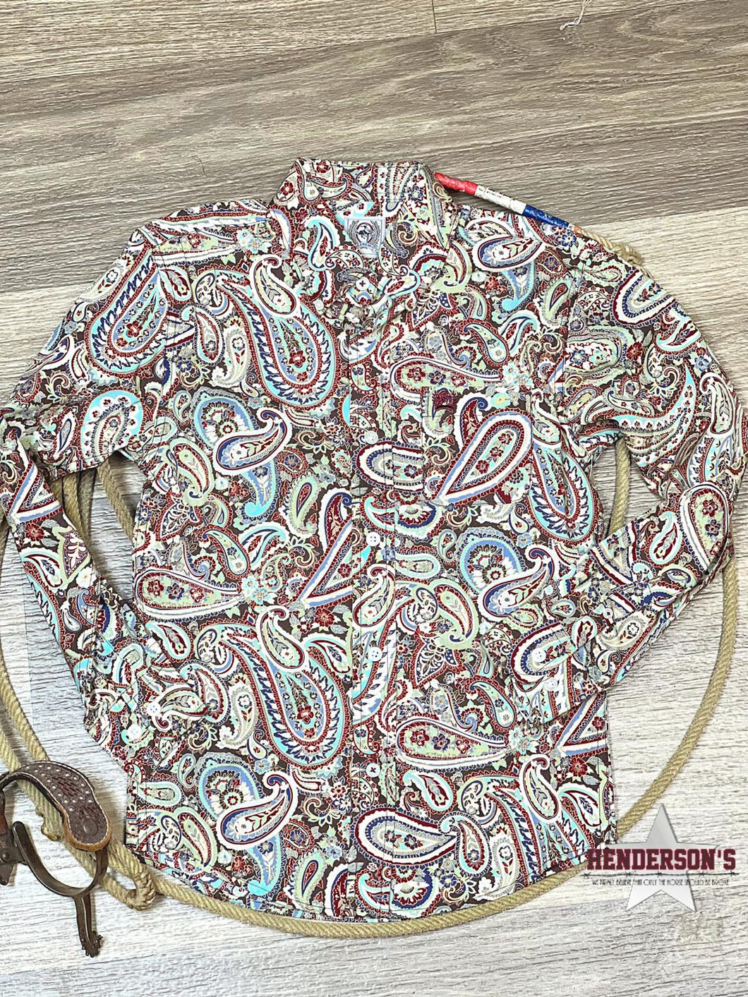 Boy's Cinch Paisley Print - Henderson's Western Store