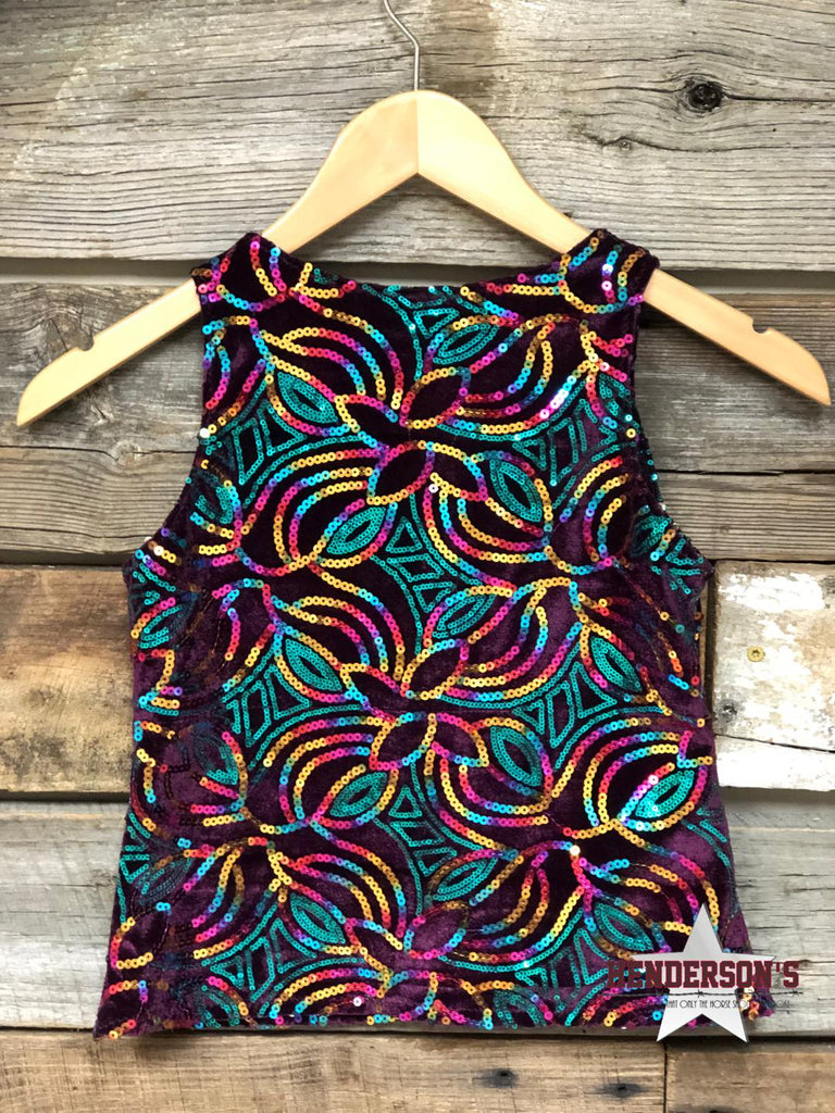 Plum Crazy "Mini"  Youth Show Vest Vest Cowgirl Junk Co.   