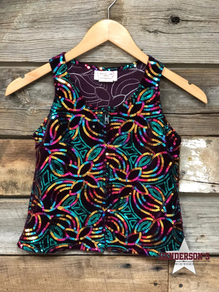 Plum Crazy "Mini"  Youth Show Vest Vest Cowgirl Junk Co.   