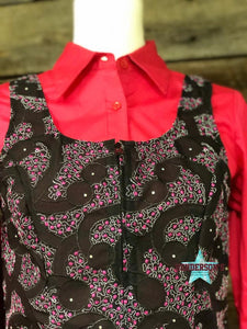 Load image into Gallery viewer, Pretty In Pink Show Vest Vest Cowgirl Junk Co.   