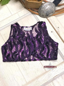 Load image into Gallery viewer, Purple Velvet Youth &quot;Mini&quot; Bolero Children&#39;s Show Wear Cowgirl Junk Co.   