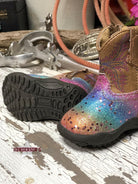 Rainbow Glitter Boots Girls Boots Roper   