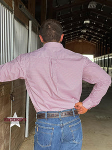 Load image into Gallery viewer, Men&#39;s George Strait Dress Shirt ~ Red - Henderson&#39;s Western Store