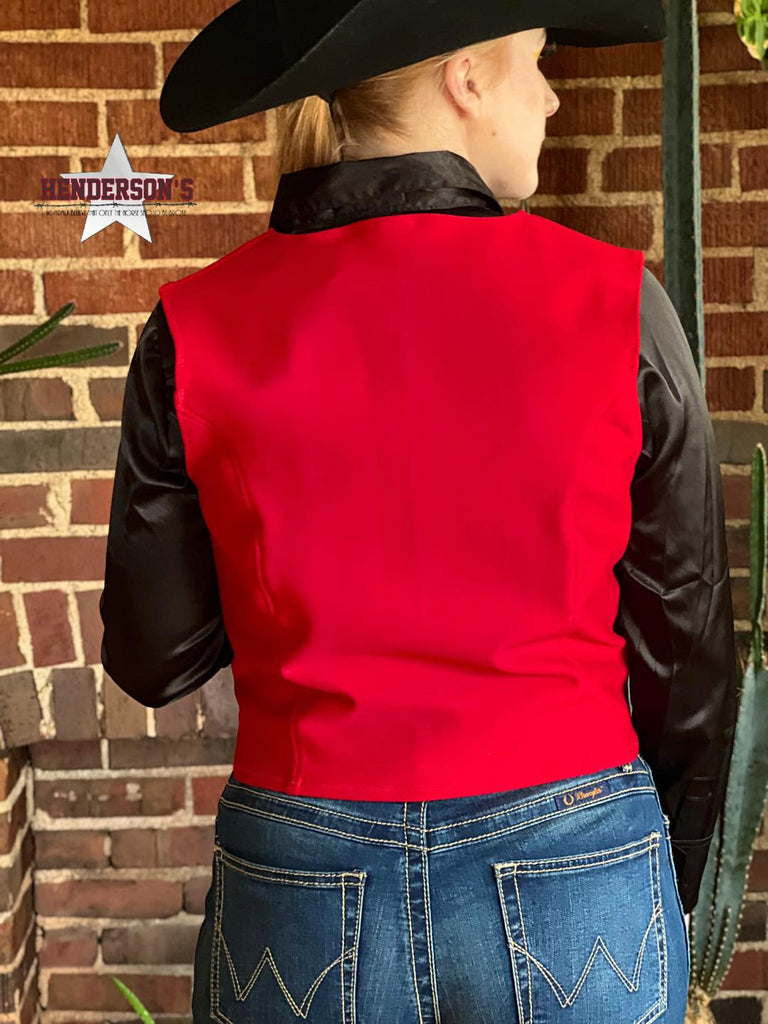 Ultimate DIY Buckle Crop ~ Red - Henderson's Western Store