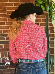 Load image into Gallery viewer, Ladies Cinch Arenaflex ~ Red Print - Henderson&#39;s Western Store