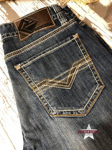 Load image into Gallery viewer, Rock &amp; Roll Double Barrel Bootcut Jeans Men&#39;s Jeans Rock &amp; Roll   
