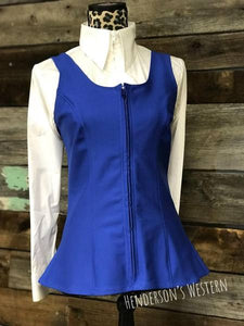 Load image into Gallery viewer, DIY Ultimate Vest ~ Black Red Royal &amp; Navy vest Cowgirl Junk Royal X-Small 
