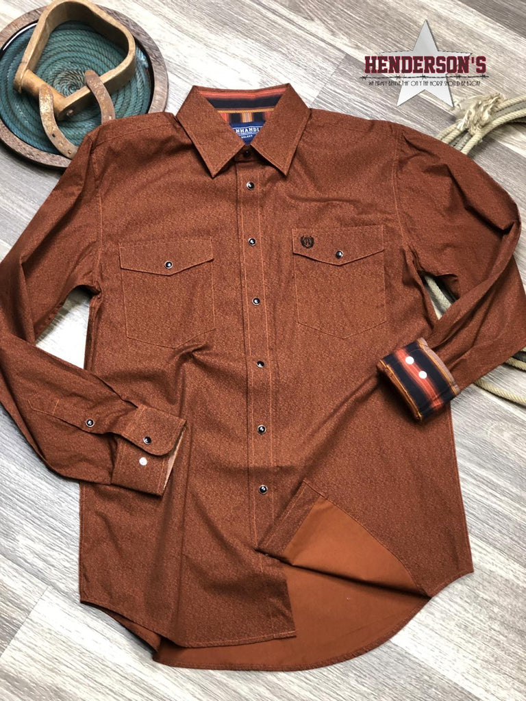 Men's Rust Print - Henderson's Western Store