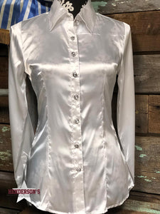 Load image into Gallery viewer, Silk Winning Show Shirt ~ White Show Shirt Henderson&#39;s Western Store   