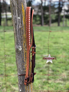 Load image into Gallery viewer, Slit Ear Headstall ~ Buckstitch ~ SH Collection Headstalls Henderson&#39;s Western   