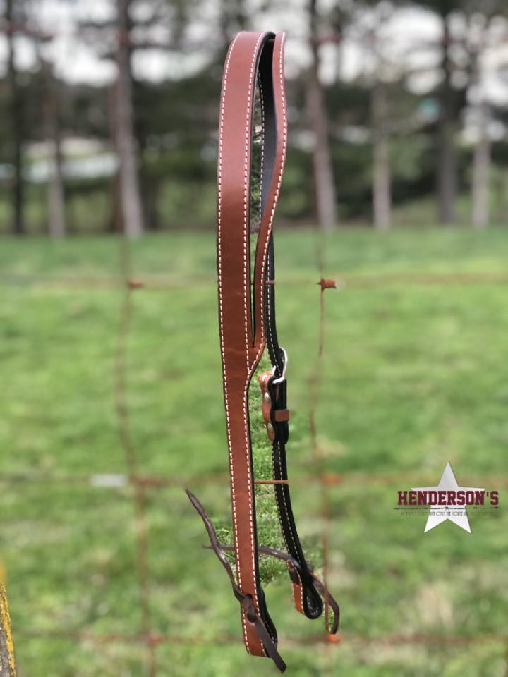 Slit Ear Headstall ~ Smooth Brown ~ SH Collection Headstalls Henderson's Western   