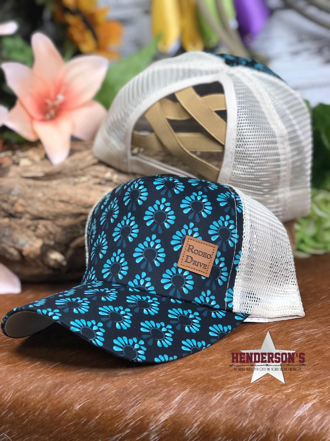 Rodeo Drive Trucker Cap ~ Squash Blossom - Henderson's Western Store