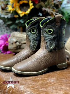 Load image into Gallery viewer, Storms Eye Jr Work Boots by Dan Post ~ Lime Children&#39;s Boots Dan Post   