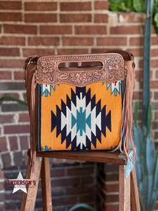 Load image into Gallery viewer, Aztec Tapestry Boho Bag - Henderson&#39;s Western Store