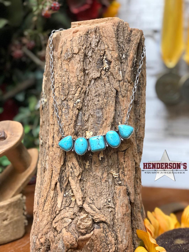 Turquoise Stone Necklace - Henderson's Western Store