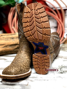 Load image into Gallery viewer, Tony Lama Bowie Boots ~ Brown Print Cowhide Men&#39;s Boots Tony Lama   