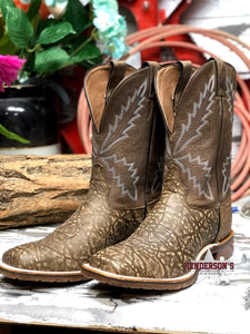 Load image into Gallery viewer, Tony Lama Bowie Boots ~ Brown Print Cowhide Men&#39;s Boots Tony Lama   