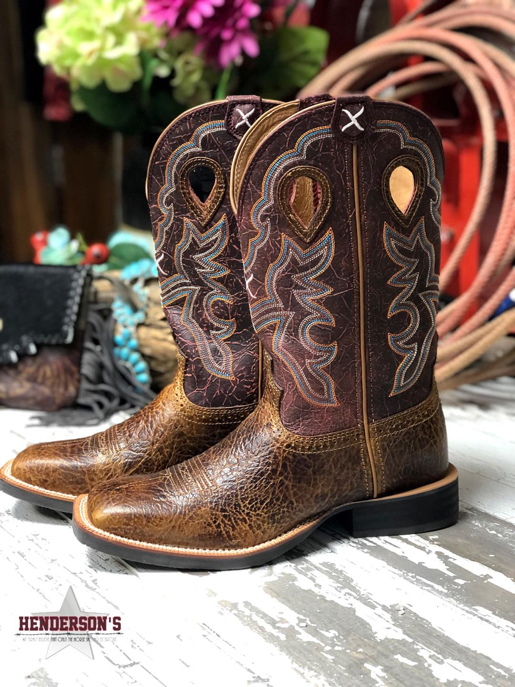 Western Ruff Stock Boot Men's Boots Twisted X   