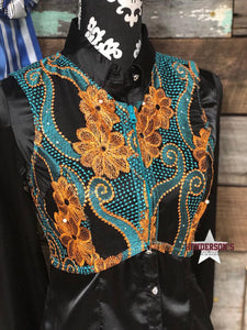 Load image into Gallery viewer, Under The Sea Show Bolero Vest Cowgirl Junk Co.   