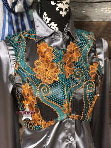 Load image into Gallery viewer, Under The Sea Show Bolero Vest Cowgirl Junk Co.   