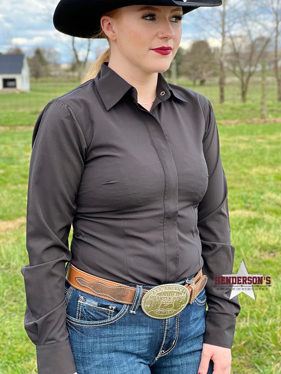 Zipper Button Up Show Shirt - Henderson's Western Store